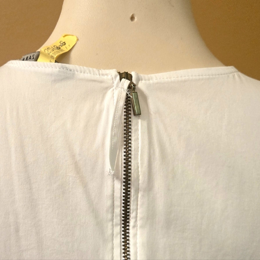 Zara Cropped Poplin Shirt XS - Picture 6 of 6